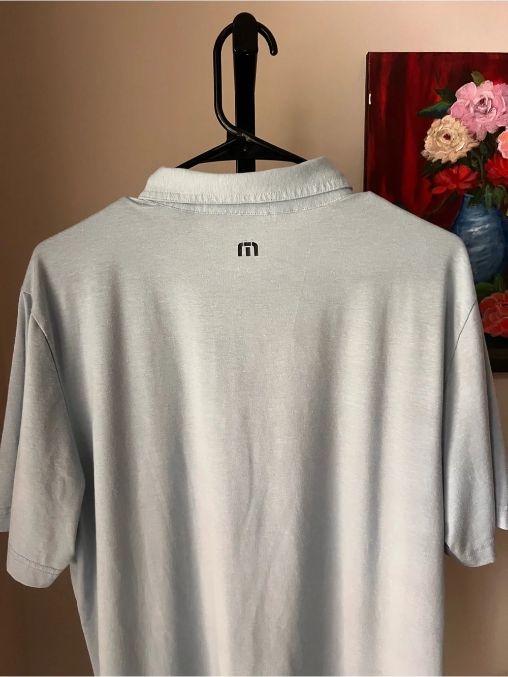 Travis Mathew Light blue/ gray Polo Shirt
